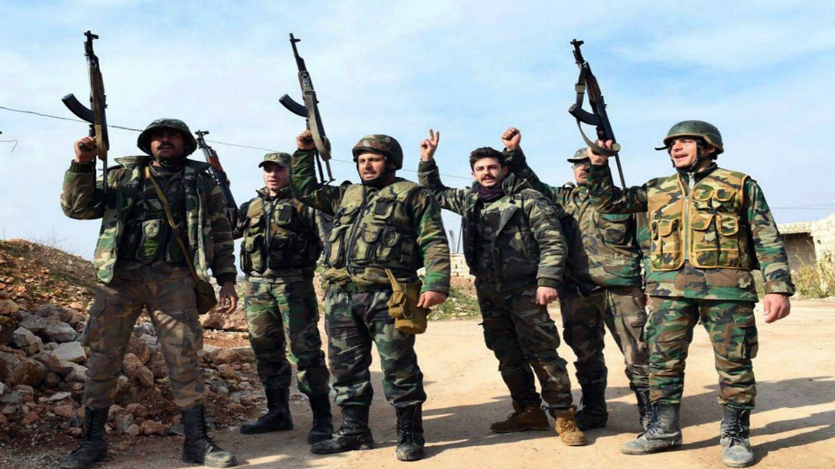 سربازان بشار اسد در استان ادلب