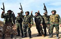 سربازان بشار اسد در استان ادلب