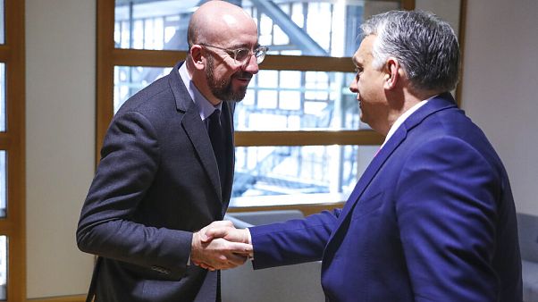 Charles MIchel és Orbán Viktor Charles MIchel és Orbán Viktor