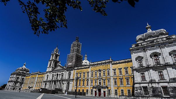 Le palais de Mafra, photographié le 18 juillet 2019 Le palais de Mafra, photographié le 18 juillet 2019