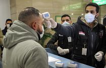 عودة 301 مصريا تم اجلاؤهم من مدينة ووهان الصينية