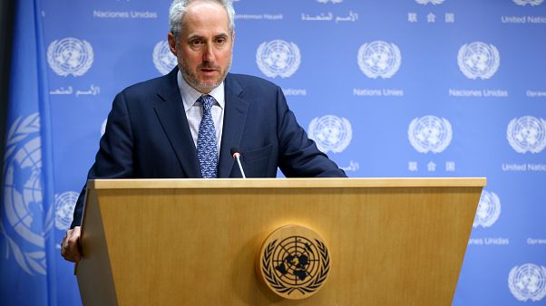 BM Genel Sekreter Sözcüsü Stephane Dujarric, günlük basın brifinginde, Suriye'nin kuzey batısında yer alan İdlib'de artan gerginliğe ilişkin açıklamada bulundu BM Genel Sekreter Sözcüsü Stephane Dujarric, günlük basın brifinginde, Suriye'nin kuzey batısında yer alan İdlib'de artan gerginliğe ilişkin açıklamada bulundu