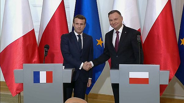 Macron: Francia, Germania e Polonia alla testa dell'Ue dopo la Brexit Macron: Francia, Germania e Polonia alla testa dell'Ue dopo la Brexit