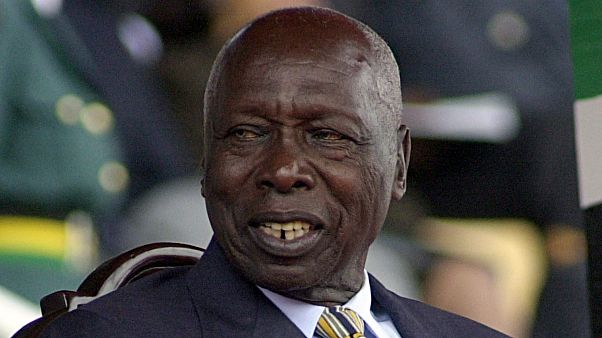 Fotografía de 2002 del expresidente de Kenia Daniel Arap Moi Fotografía de 2002 del expresidente de Kenia Daniel Arap Moi