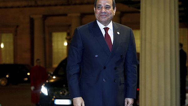 Egypt's President Abdel Fattah al-Sisi in London,January 20, 2020. Egypt's President Abdel Fattah al-Sisi in London,January 20, 2020.
