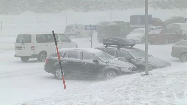 La tempesta Petra colpisce le Dolomiti La tempesta Petra colpisce le Dolomiti