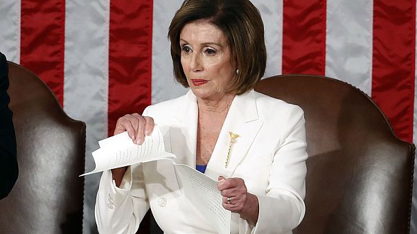 ABD Temsilciler Meclisi'nin Demokrat Partili Başkanı Nancy Pelosi ABD Temsilciler Meclisi'nin Demokrat Partili Başkanı Nancy Pelosi