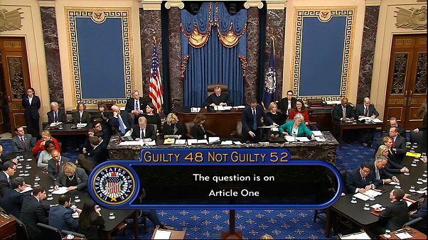 ABD Başkanı Donald Trump, Senato'da yapılan azil soruşturması oylamasında aklandı ABD Başkanı Donald Trump, Senato'da yapılan azil soruşturması oylamasında aklandı