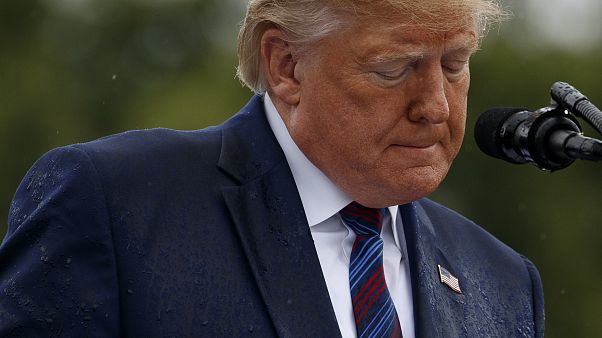 Sept. 30, 2019, at Joint Base Myer-Henderson Hall, Va. (AP Photo/Evan Vucci) Sept. 30, 2019, at Joint Base Myer-Henderson Hall, Va. (AP Photo/Evan Vucci)