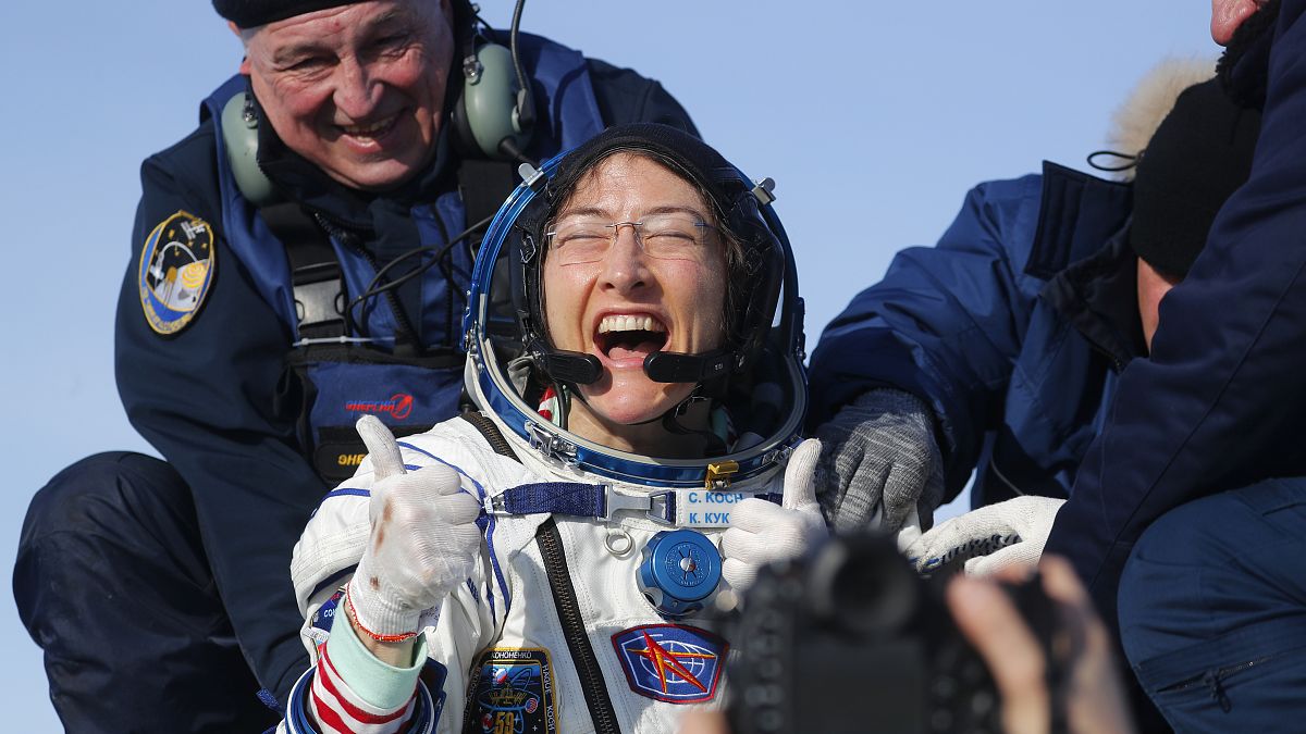 Drei RaumfahrerInnen von der ISS zurück auf der Erde