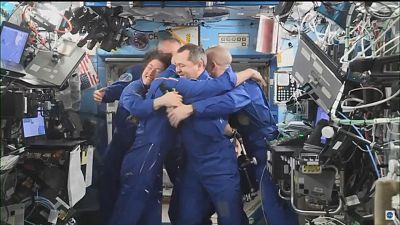 Italian astronaut Luca Parmitano returns to earth, after six-month ISS stay