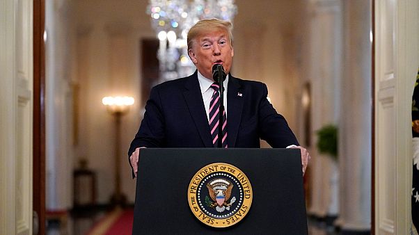 Donald Trump à la Maison Blanche le 6 février 2020. Donald Trump à la Maison Blanche le 6 février 2020.