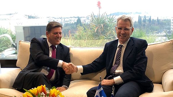 Διμερής συνεργασία και επενδύσεις στη συνάντηση Βαρβιτσιώτη - Πάιατ Διμερής συνεργασία και επενδύσεις στη συνάντηση Βαρβιτσιώτη - Πάιατ