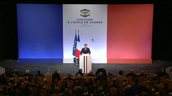 Macron desvela su política de disuasión nuclear Macron desvela su política de disuasión nuclear