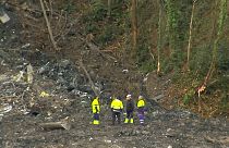 Buscan a dos desaparecidos en Vizcaya al derrumbarse un vertedero industrial que contenía amianto