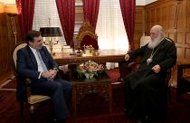 Συνάντηση Ιερωνύμου με τον αντιπρόεδρο της Κομισιόν Μ. Σχοινά