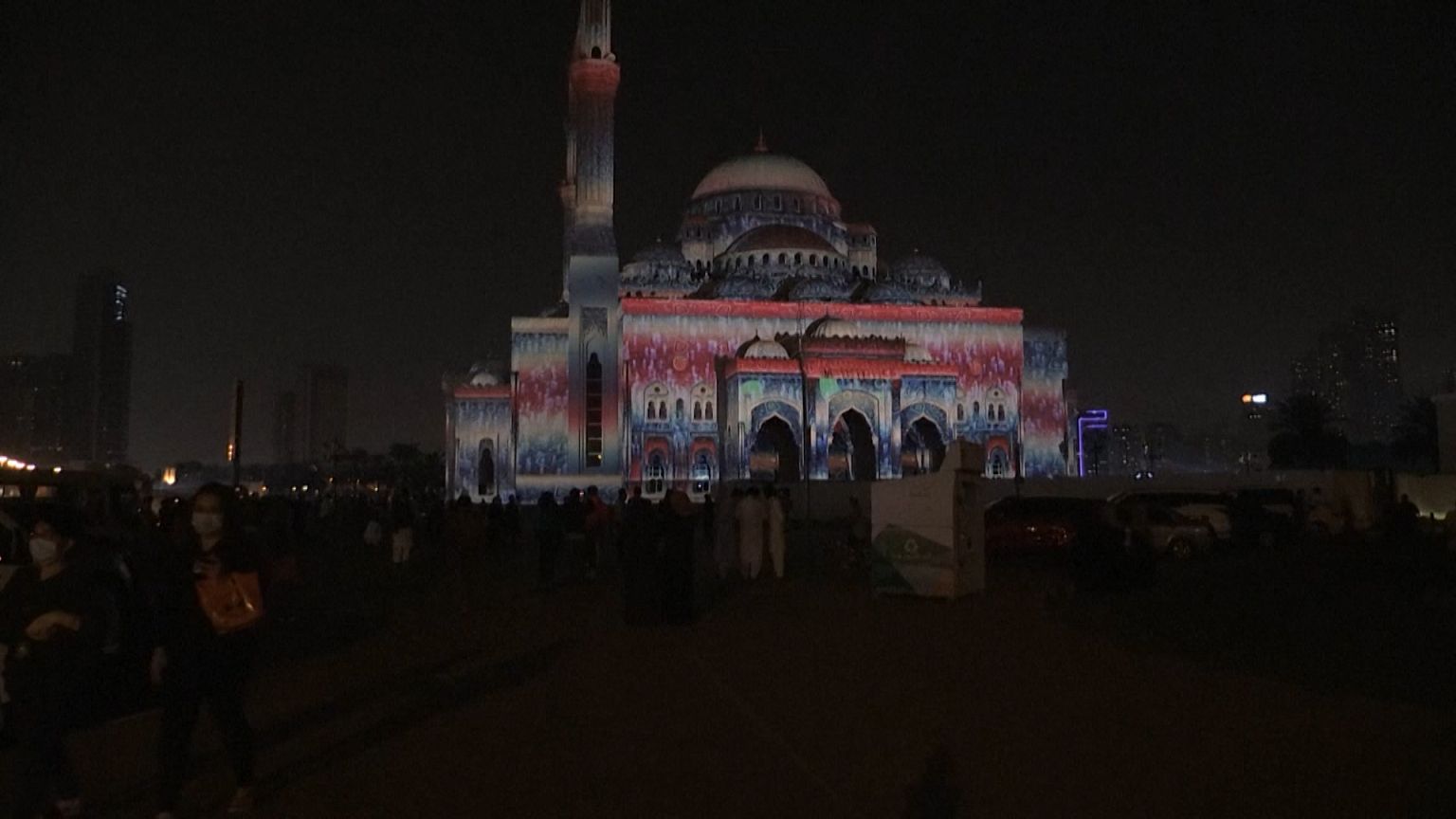 رقص رنگ و آهنگ در جشن نور شارجه