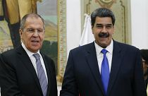 Rusya Dışişleri Bakanı Sergey Lavrov ile Venezuela Devlet Başkanı Nicolas Maduro