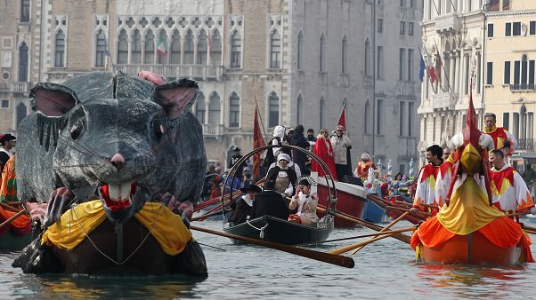 Carnevale: Rio de Janeiro da record, baci a Venezia Carnevale: Rio de Janeiro da record, baci a Venezia