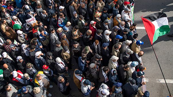 احتجاجات في الرباط ضد خطة ترامب في السلام احتجاجات في الرباط ضد خطة ترامب في السلام