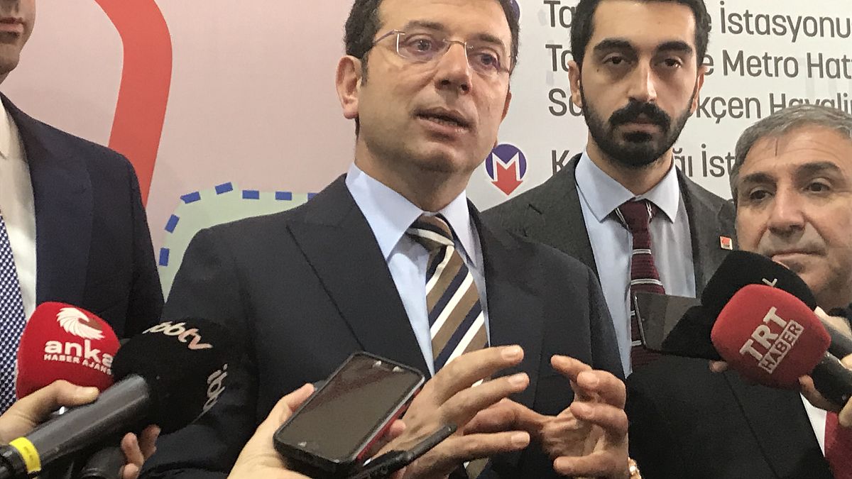 İBB Başkanı Ekrem İmamoğlu, Kaynarca-Pendik-Tuzla Metrosu'nun yapım işlerinin yeniden başlama töreni sonrası basın mensuplarının sorularını yanıtladı