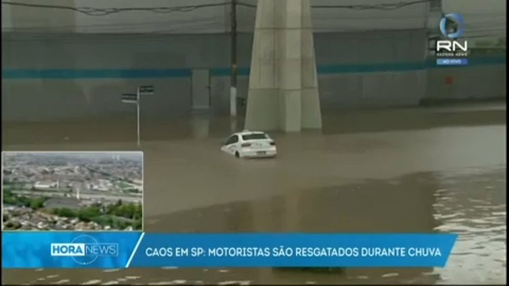 Brésil : São Paulo sous les eaux, la région paralysée