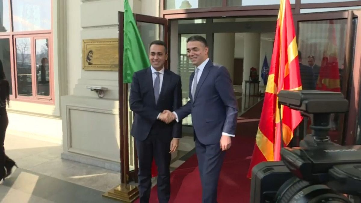 Di Maio: "Italia vuole Skopje nella UE"