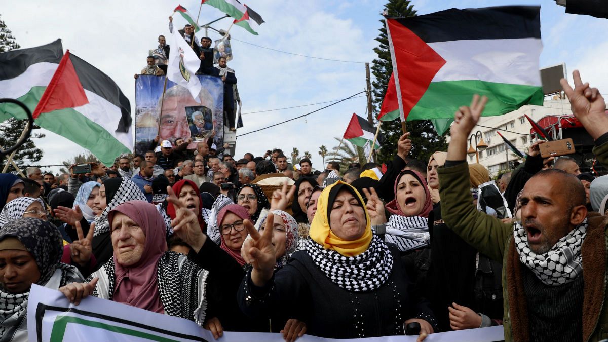 اعتراض فلسطینی‌ها به «معامله قرن» ترامپ همزمان با سخنرانی عباس در سازمان ملل