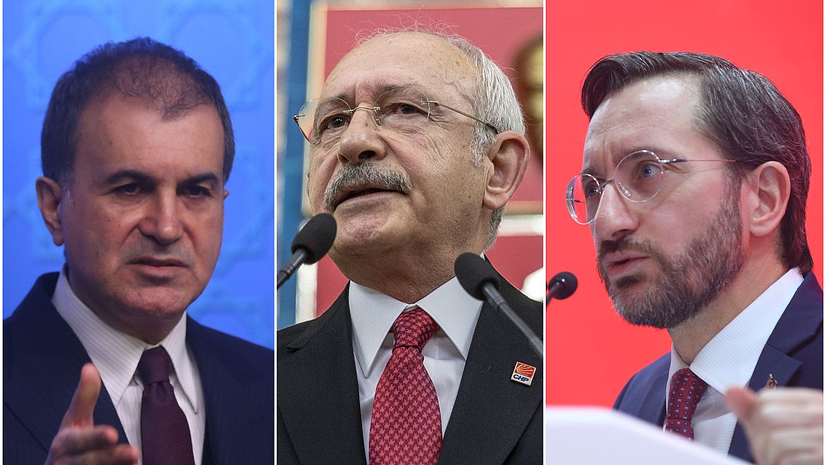Ömer Çelik, Kemal Kılıçdaroğlu ve Fahrettin Altun