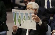 Le président palestinien Mahmoud Abbas au Conseil de sécurité des Nations Unis, le 11 février 2020