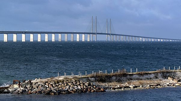 Photo d'illustration : Le pont de l'Øresund entre la Suède et le Danemark, le 12 novembre 2015. Photo d'illustration : Le pont de l'Øresund entre la Suède et le Danemark, le 12 novembre 2015.