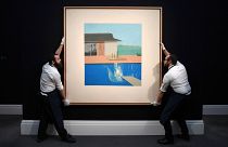 لوحة ذي سبلاش لفنان البوب آرت البريطاني الشهير ديفيد هوكني