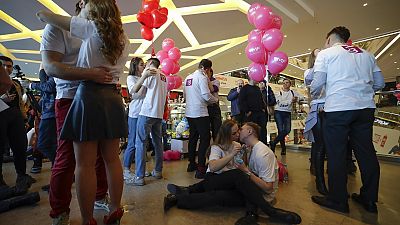 Διαγωνισμός φιλιού στη Λευκορωσία