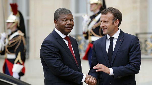 João Lourenço visitou o homólogo francês em maio de 2018 João Lourenço visitou o homólogo francês em maio de 2018