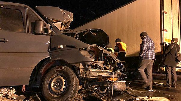 Восемь украинцев погибли в ДТП под Псковом Восемь украинцев погибли в ДТП под Псковом