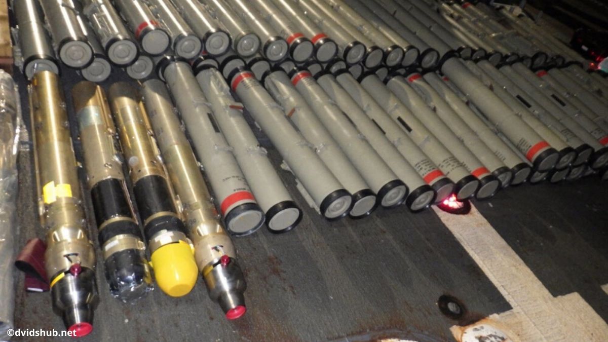آمریکا: ۱۵۰ موشک ضد تانک دهلاویه ساخت ایران را کشف و ضبط کردیم