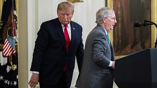 President Donald Trump and Senate Majority Leader Mitch McConnell