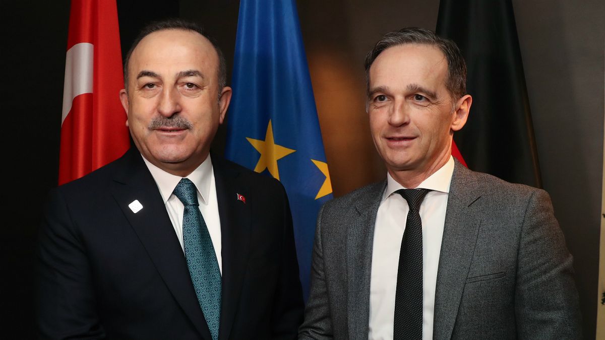 Türkiye Dışişleri Bakanı Mevlüt Çavuşoğlu ve Almanya Dışişleri Bakanı Heiko Maas