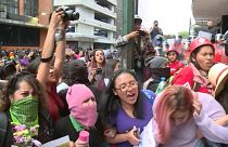 Mexikó: Tiltakozás a nők bántalmazása ellen