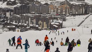 Ski resort workers protest over unemployment reforms as France's busy winter season gets underway