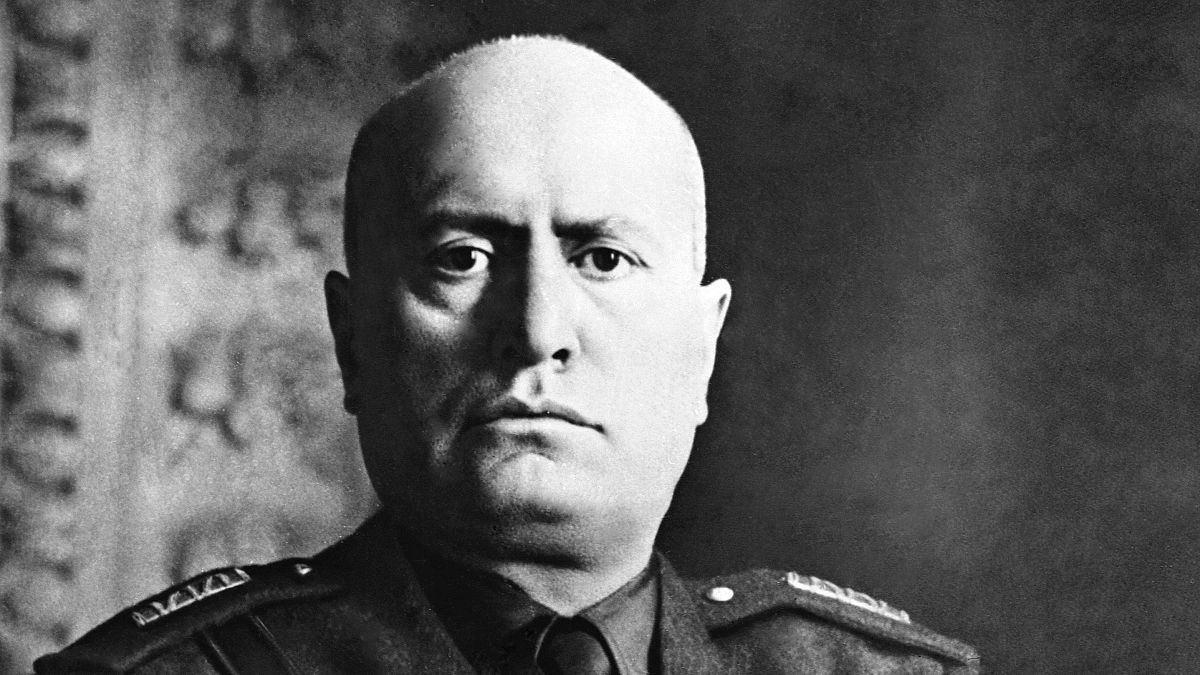 Italian dictator Benito Mussolini on Apr. 7, 1936. (AP Photo)