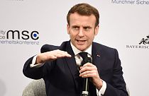 Emmanuel Macron spoke about Europe on second day of the Munich Security Conference