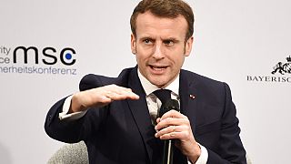 Emmanuel Macron spoke about Europe on second day of the Munich Security Conference