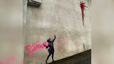 Un nouveau Banksy réalisé à Bristol pour la Saint-Valentin vandalisé