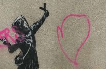 Megrongálták Banksy egyik művét