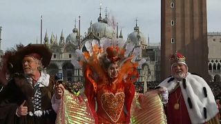 Venedig: Scharfschützen begleiten Flug des Karnevalsengels