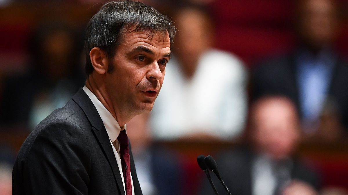 Oliver Véran, le nouveau ministre de la santé français, à l'Assemblée nationale, le 17 février 2020