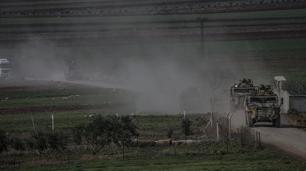 Suriye'deki gözlem noktalarına askeri sevkiyat Suriye'deki gözlem noktalarına askeri sevkiyat
