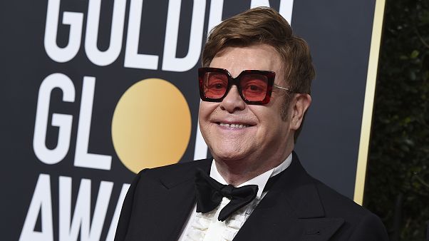 Elton John en los Golden Globe 2020 Elton John en los Golden Globe 2020