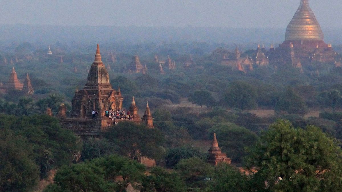 Myanmar'ın tarihi Bagan kenti